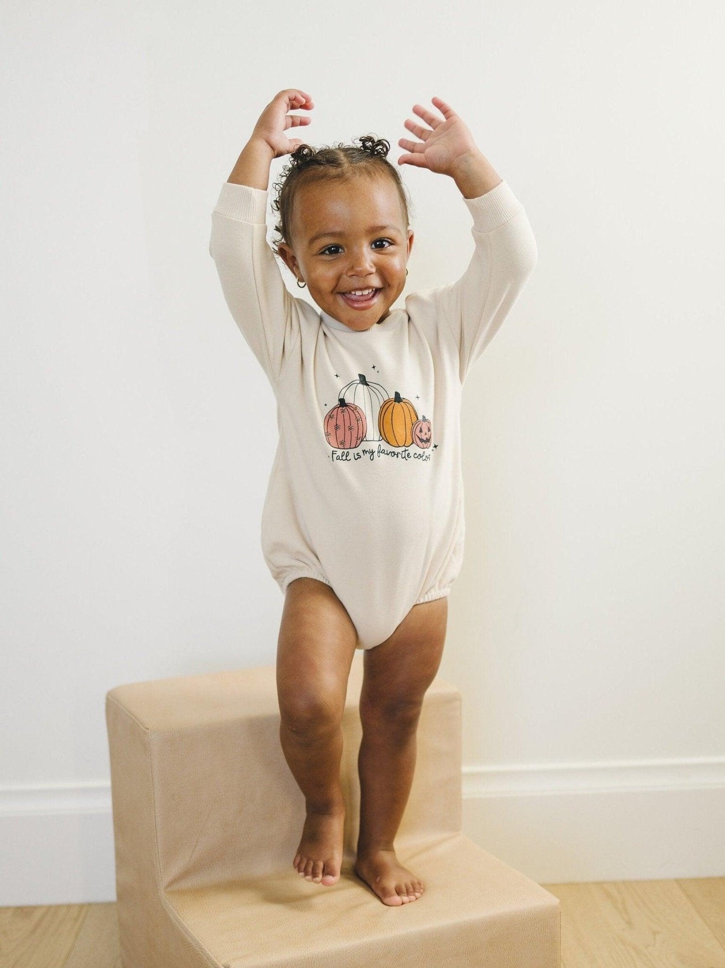 Fall Is My Favorite Color Organic Cotton Sweatshirt Romper