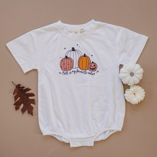 Fall Is My Favorite Color Organic Cotton T-Shirt Romper or Tee
