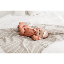 Load image into Gallery viewer, Organic Cotton Baby Swaddle Blanket - Desert Mist
