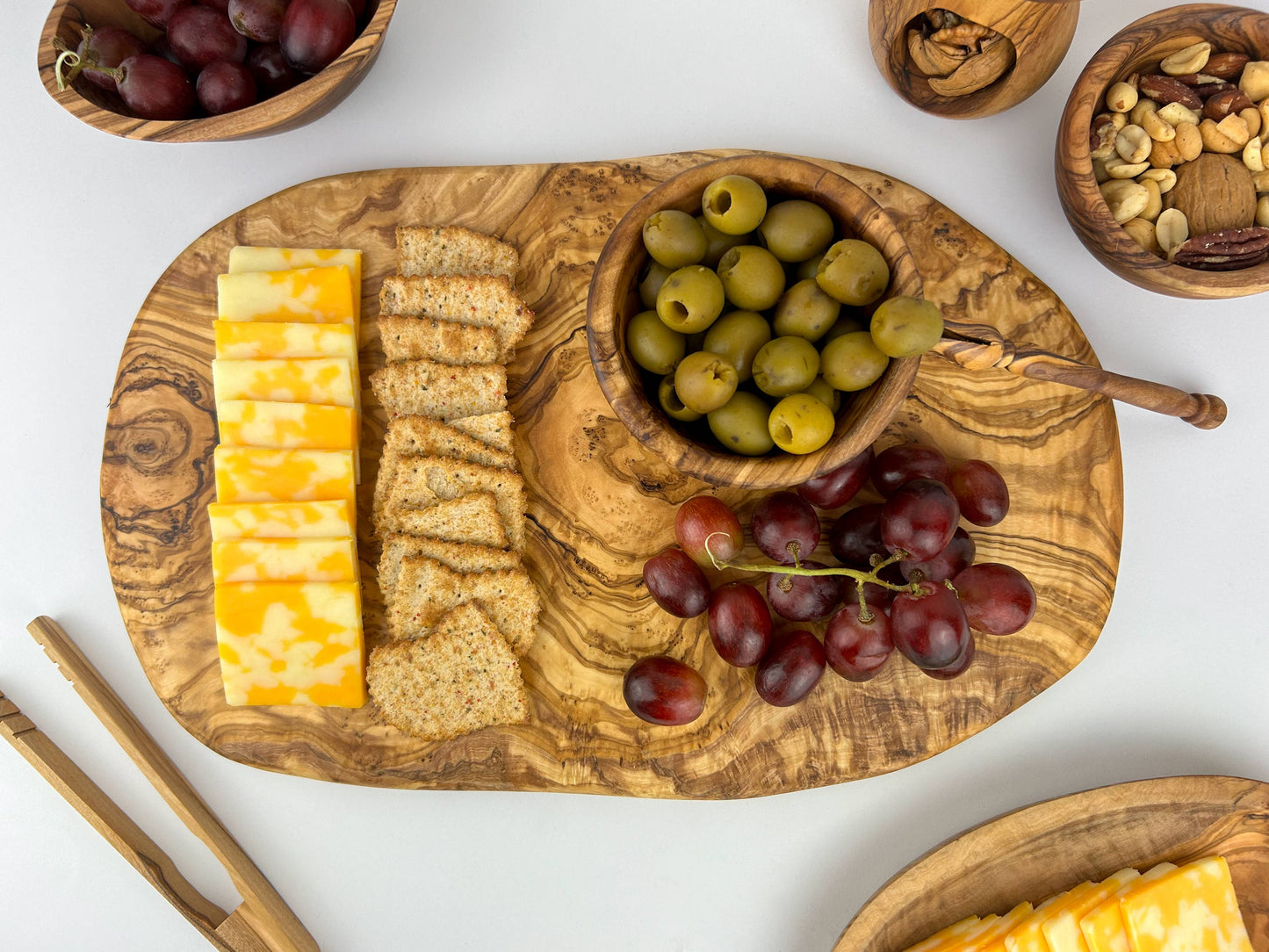 Olive Wood Cheese Board / Cutting Board