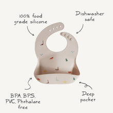 Load image into Gallery viewer, Silicone Baby Bib
