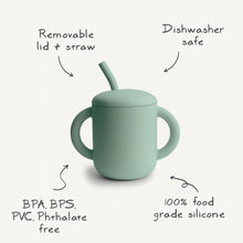 Load image into Gallery viewer, Silicone Training Cup + Straw
