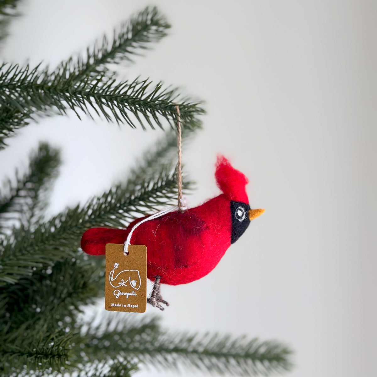 Birds of America Ornament – Handmade Wool Felt Holiday Decor