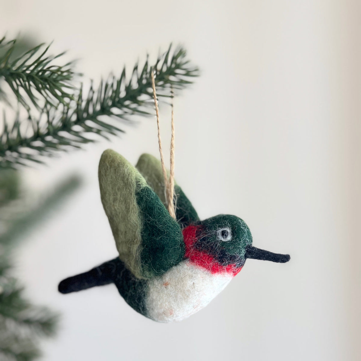 Birds of America Ornament – Handmade Wool Felt Holiday Decor