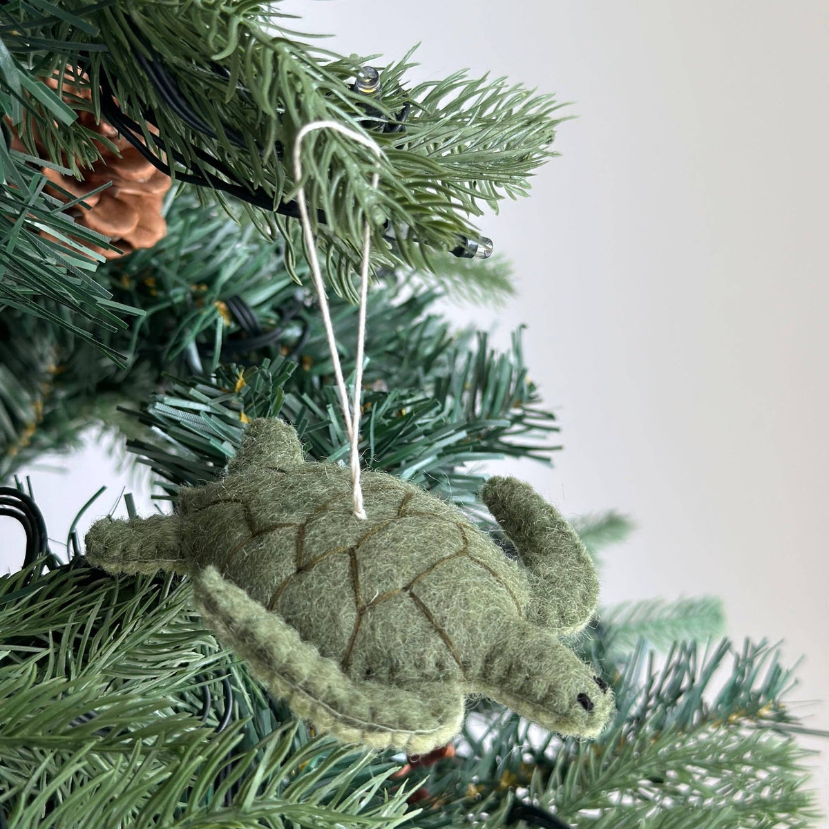 Ocean Creatures Christmas Ornament Set of 6 – Handmade Wool Felt Holiday Decor