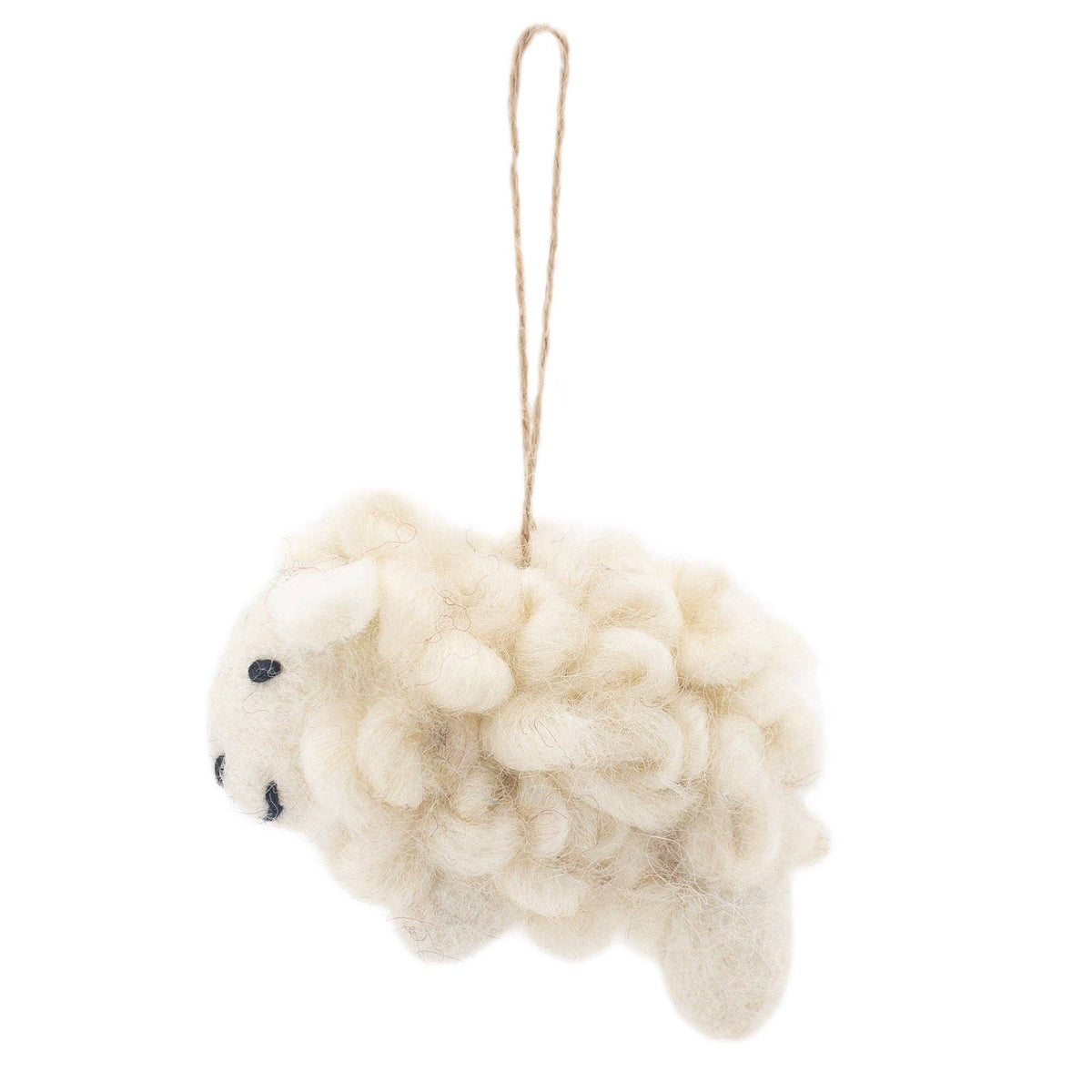 Farmland Animals Christmas Ornament Set of 5 – Handmade Wool Felt Holiday Decor