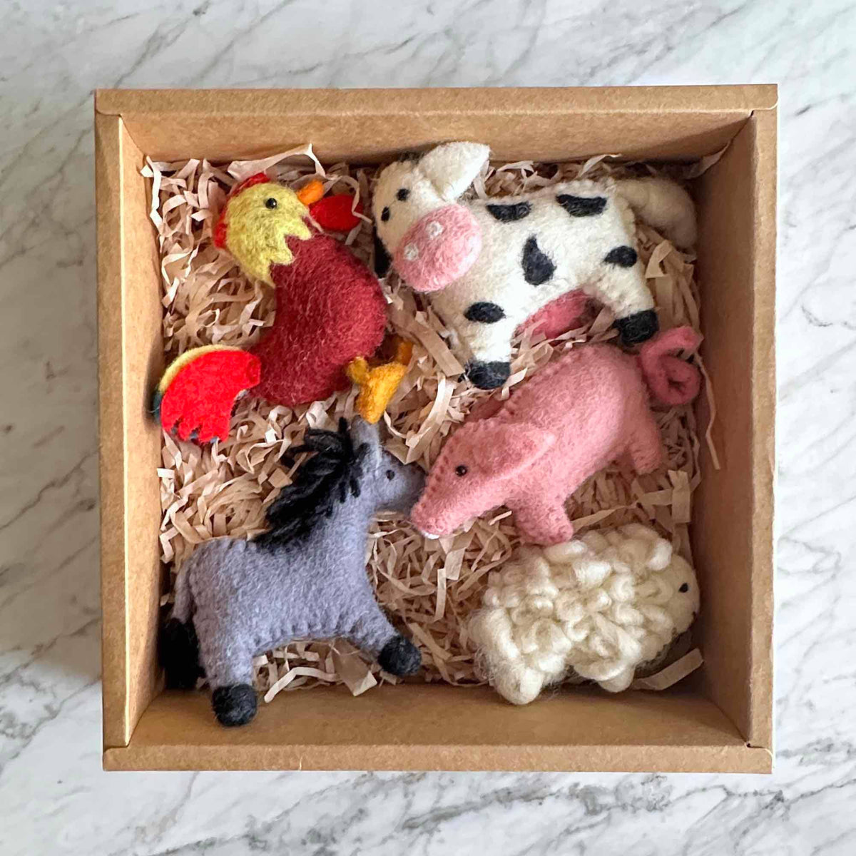 Milk Cow Ornament – Handmade Wool Felt Holiday Decor