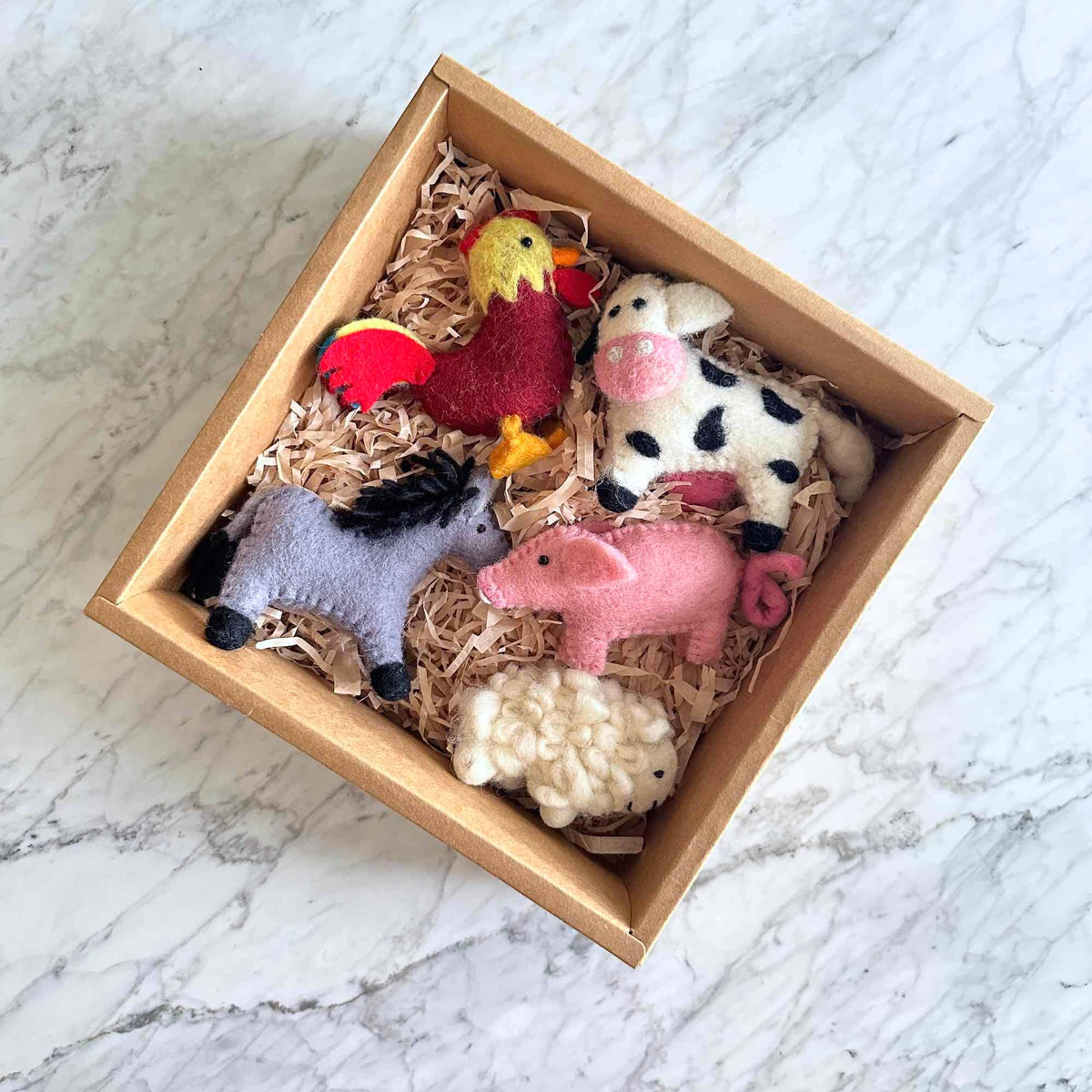 Milk Cow Ornament – Handmade Wool Felt Holiday Decor