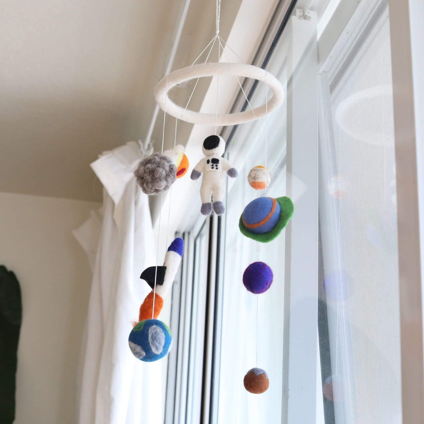 Felt Spaceman Baby Mobile