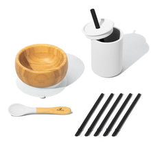 Load image into Gallery viewer, Avanchy Bamboo and Silicone Baby Toddler Feeding &amp; Sipping Set
