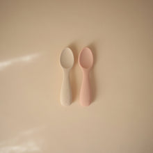 Load image into Gallery viewer, Silicone Toddler Starter Spoons 2-Pack
