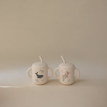 Load image into Gallery viewer, Silicone Training Cup + Straw

