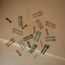 Load image into Gallery viewer, Silicone Toddler Starter Spoons 2-Pack
