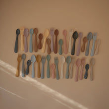 Load image into Gallery viewer, Silicone Toddler Starter Spoons 2-Pack
