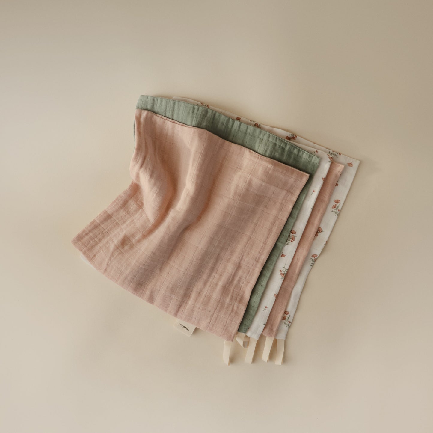 Mushie Organic Muslin Cotton Washcloth