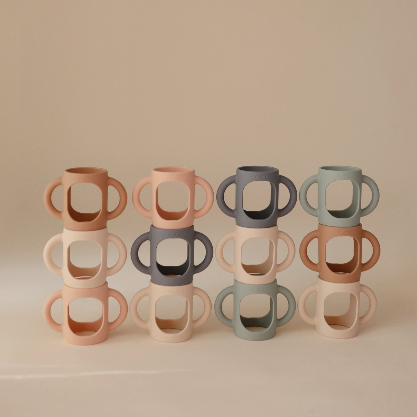 Mushie Silicone Bottle Handles