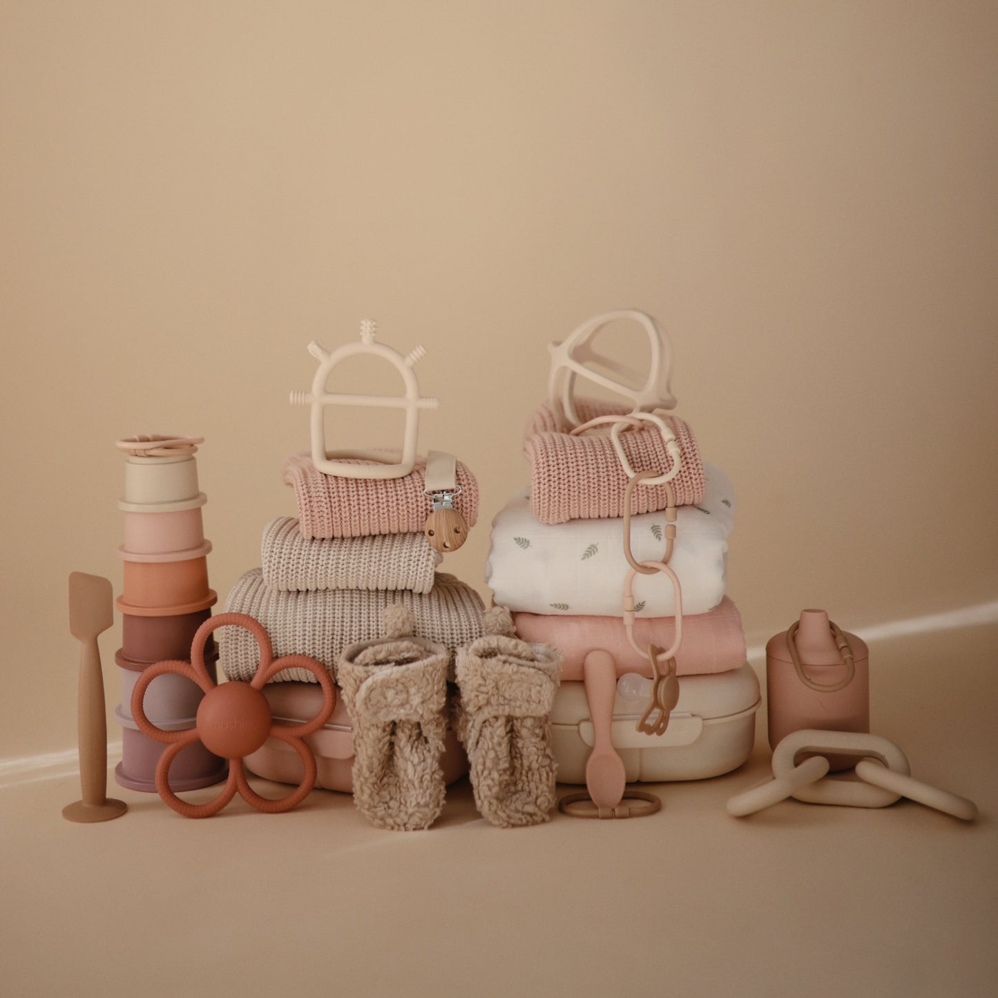 Mushie Organic Cotton Baby Chunky Knit Sweater