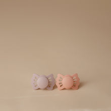 Load image into Gallery viewer, FRIGG Lucky Symmetrical Silicone Pacifier 2-Pack (0-6 Months)
