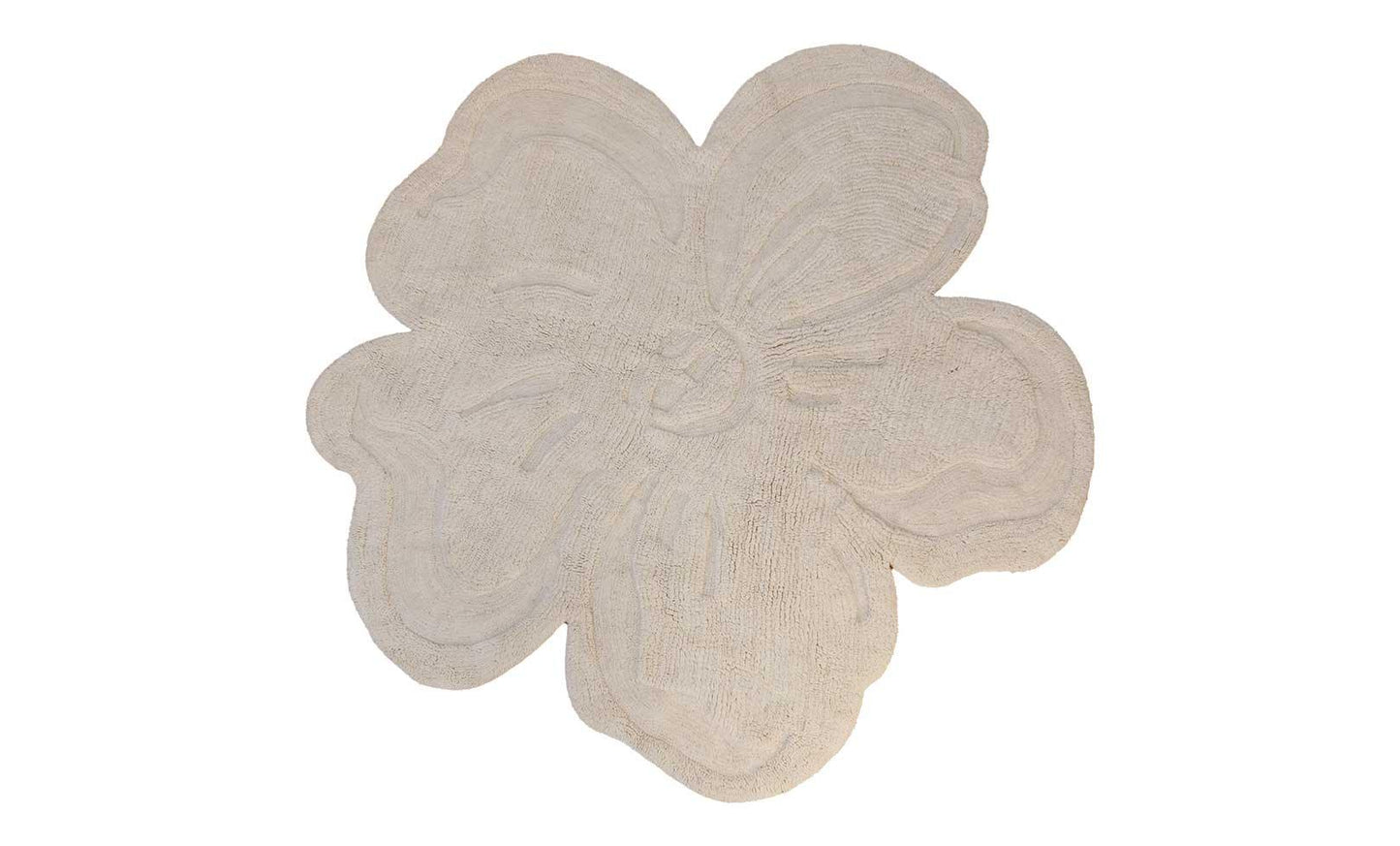 Sage & Wild Flower Wool Rug - RWS Certified Undyed New Zealand Wool Natural Design