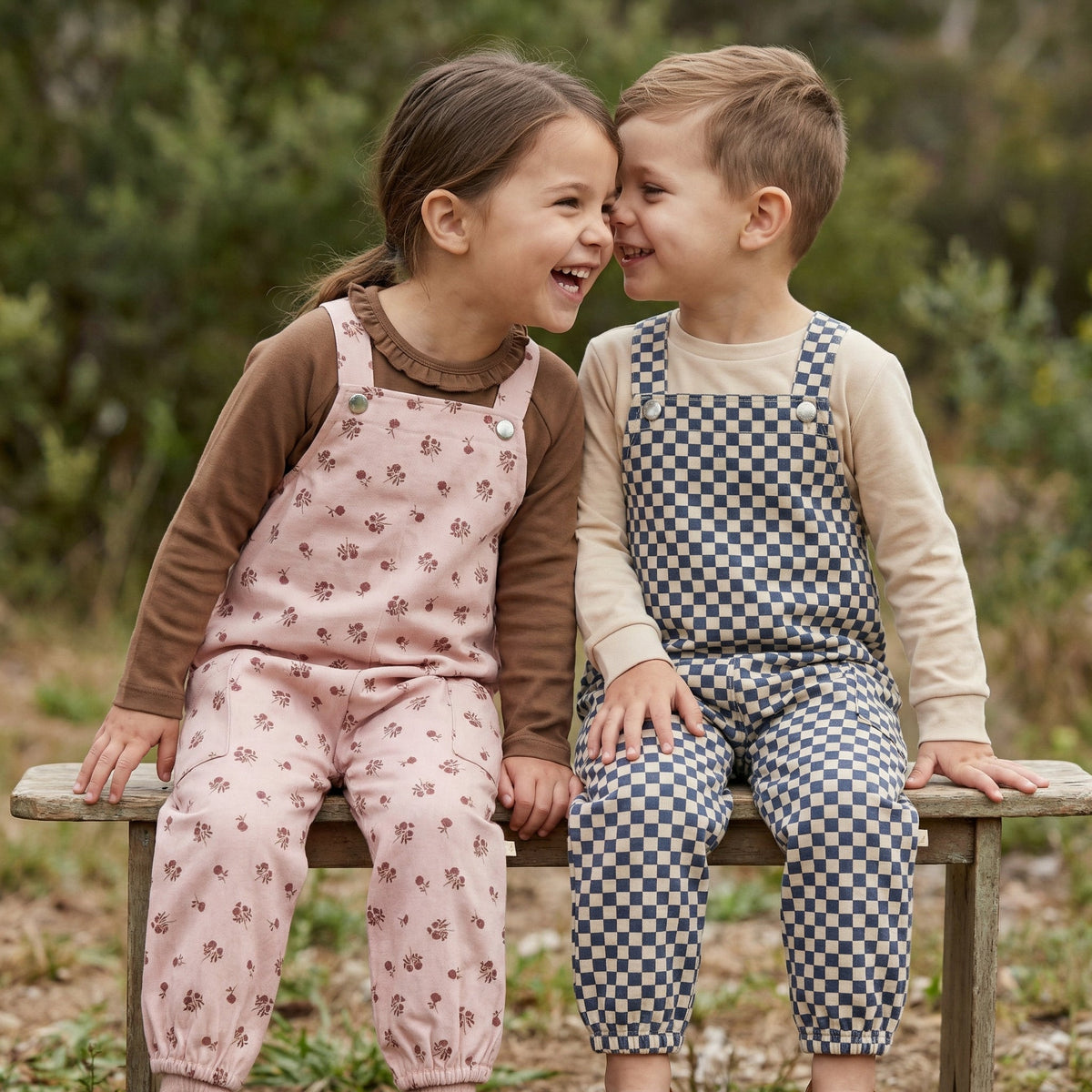 Organic Cotton Twill Overalls for Babies & Toddlers – Rosebud