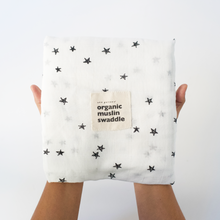 Load image into Gallery viewer, Wee Gallery Organic Muslin Swaddle - Stars
