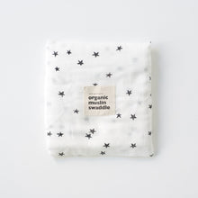 Load image into Gallery viewer, Wee Gallery Organic Muslin Swaddle - Stars
