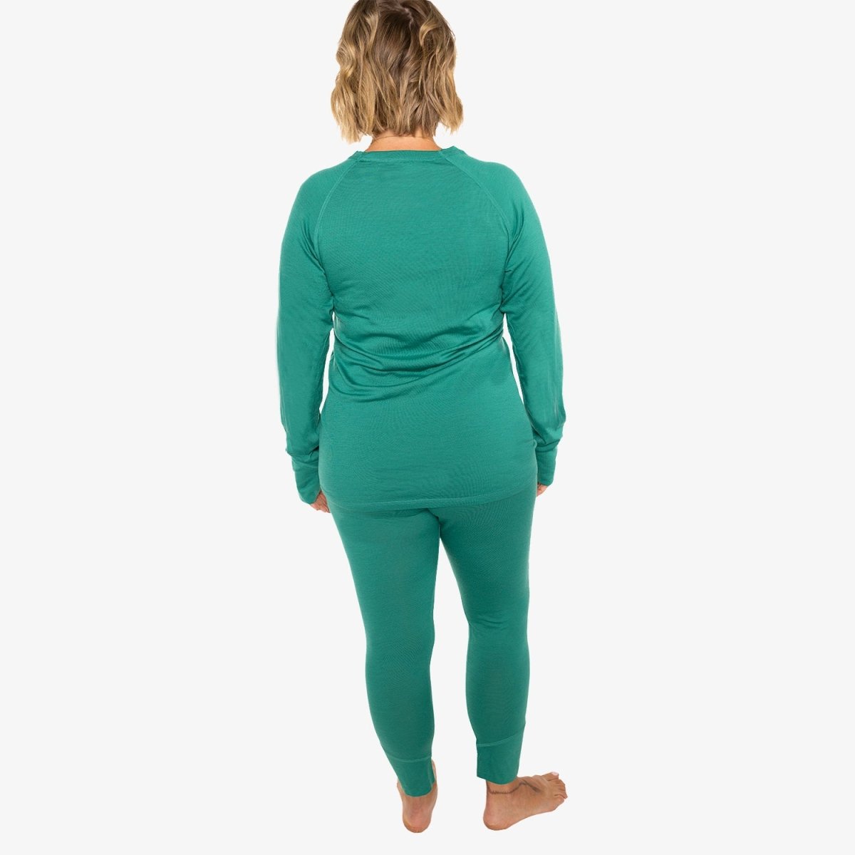 Women's Nursing Long Sleeve Baselayer Long Sleeve Shirt - 100% Merino Wool