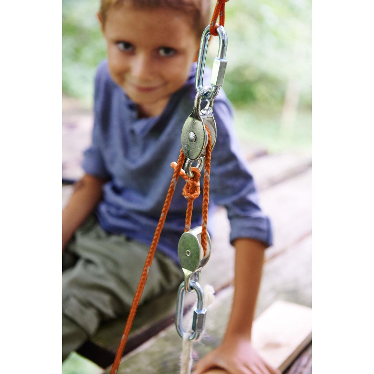 HABA Terra Kids Block and Tackle Rope and Pulley