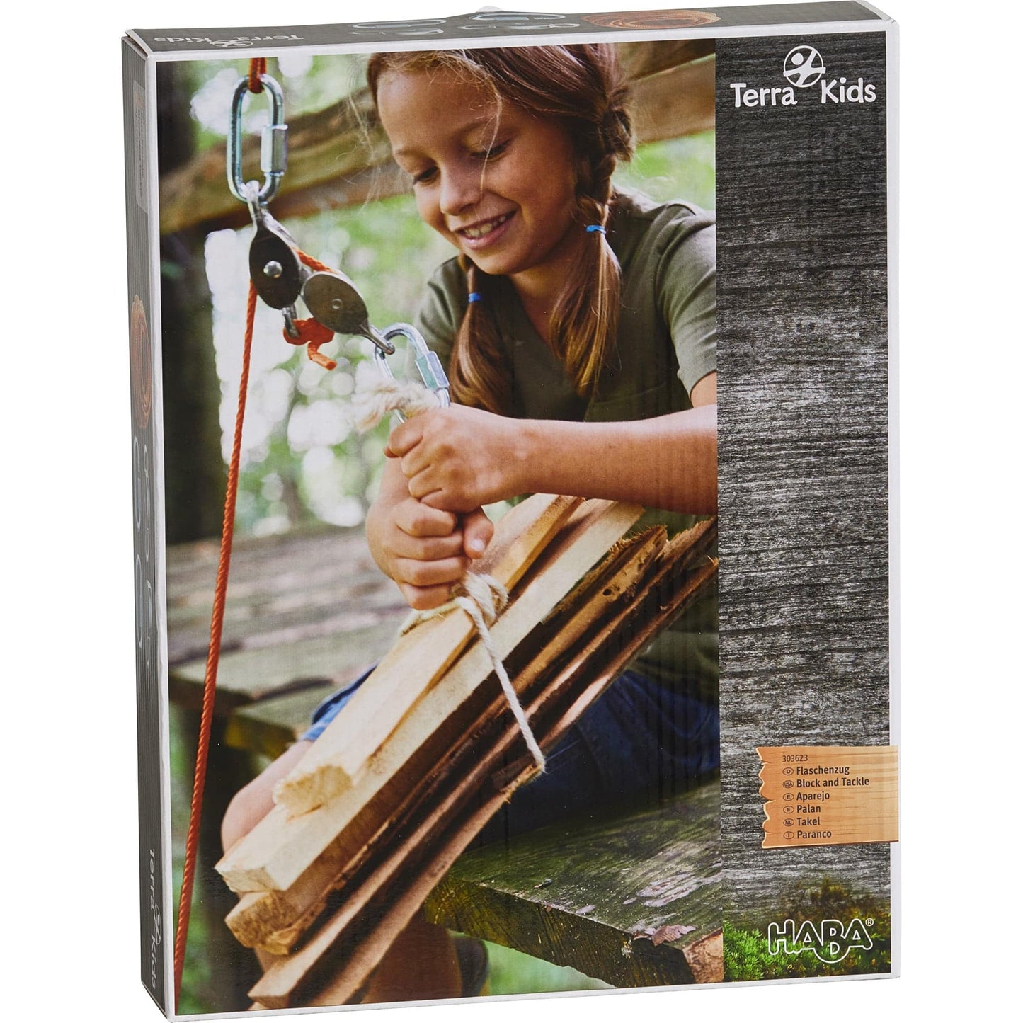HABA Terra Kids Block and Tackle Rope and Pulley