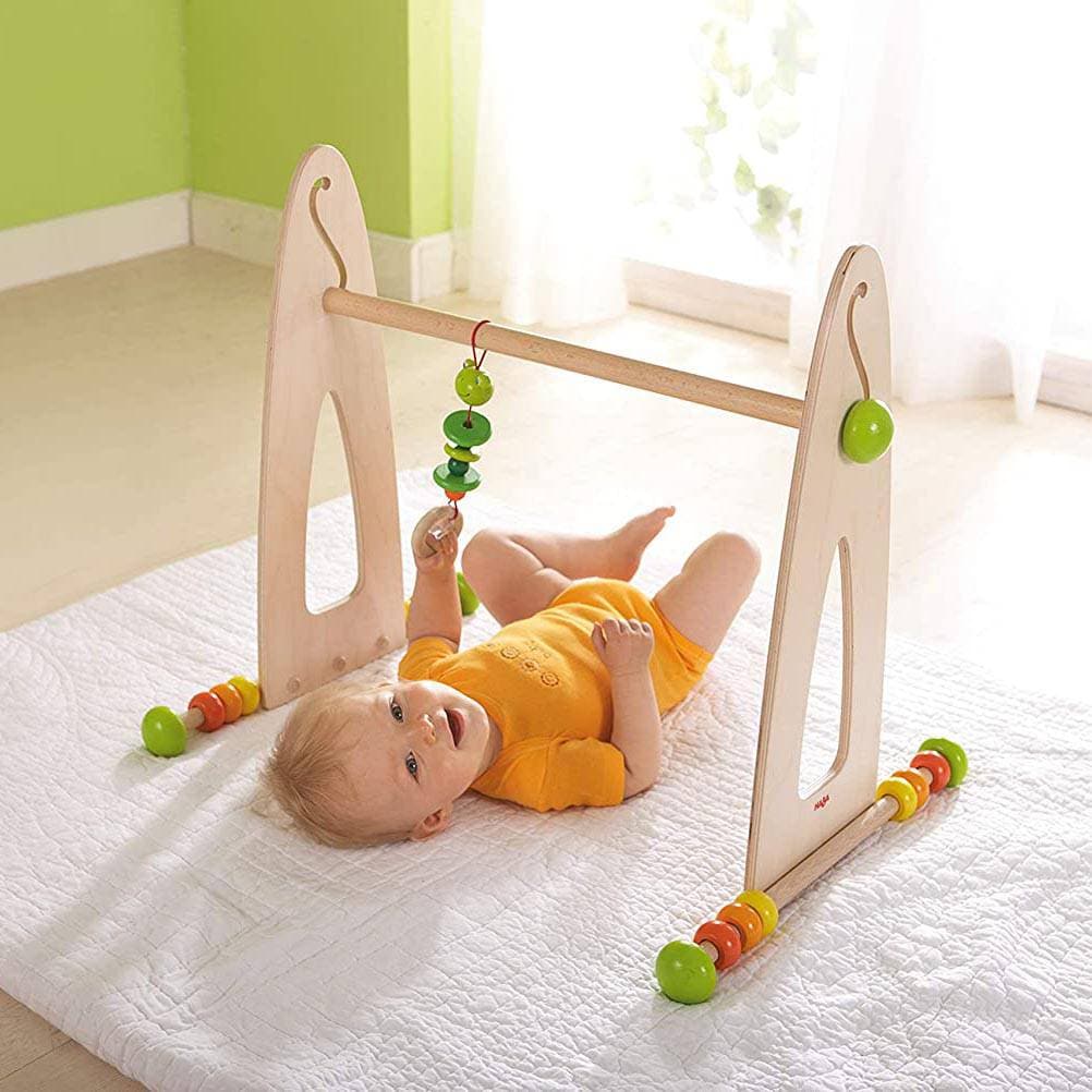 HABA Color Fun Wooden Eco-Friendly Non-Toxic Baby Play Gym Activity Center