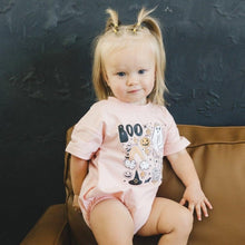 Load image into Gallery viewer, Halloween Print Organic Cotton T-Shirt Romper
