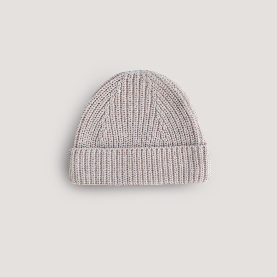 Mushie Organic Cotton Chunky Knit Baby Beanie