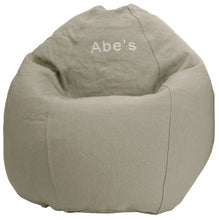 Load image into Gallery viewer, ComfyBean Kid&#39;s Bean Bag Chair - Hemp
