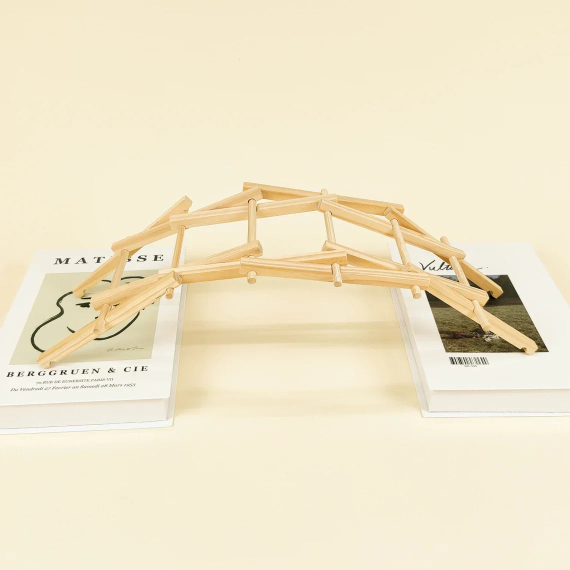 Kitsville Da Vinci's Bridge DIY Kit – Wooden STEM Building Kit for Kids 6+