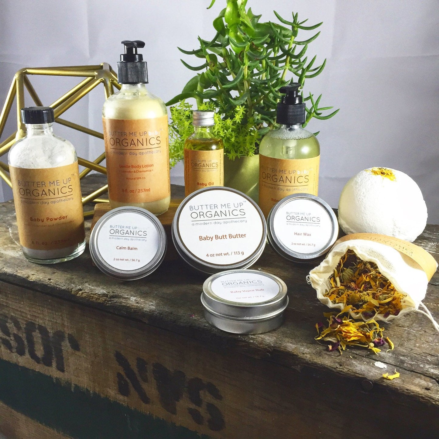 Butter Me Up Organic Baby Wash Gentle Lavender Safe Non-GMO