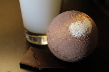 Load image into Gallery viewer, Butter Me Up Organics Chocolate Milk Bath Bomb with Toy
