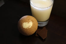 Load image into Gallery viewer, Butter Me Up Organics Chocolate Milk Bath Bomb with Toy
