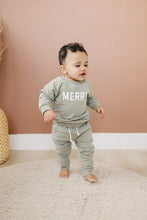 Load image into Gallery viewer, Merry Graphic Organic Cotton 2pc Jogger Set
