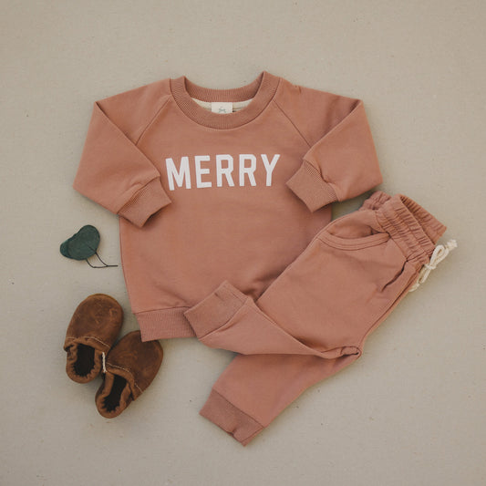 Merry Organic Cotton 2pc Jogger Set