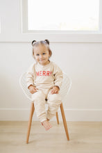 Load image into Gallery viewer, Merry Organic Cotton Crewneck Sweatshirt - Natural
