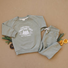 Load image into Gallery viewer, Farm Fresh Christmas Trees Organic Cotton 2pc Jogger Set
