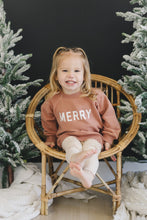 Load image into Gallery viewer, Merry Organic Cotton Crewneck Sweatshirt - Red
