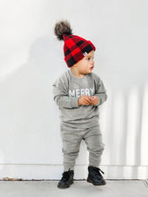 Load image into Gallery viewer, Merry Graphic Organic Cotton 2pc Jogger Set
