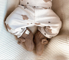 Load image into Gallery viewer, Little Bear Baby Booties - Acorn
