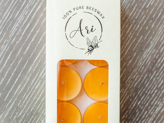Wellness by Ari Beeswax Tea Light Candles - Thumbnail 4