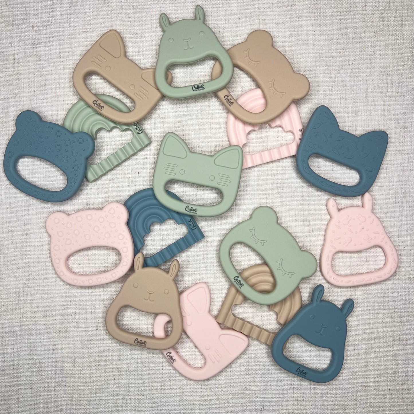 Rabbit Silicone Sensory Teether