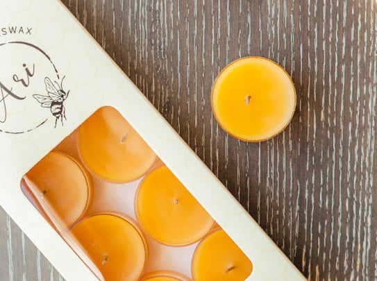 Wellness by Ari Beeswax Tea Light Candles
