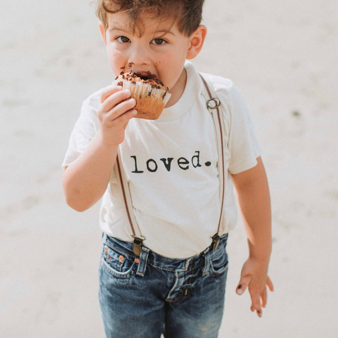Loved Organic Cotton Kids T-Shirt – Short Sleeve, 2T–6Y