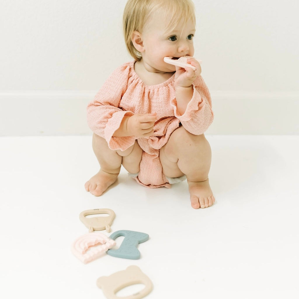 Kitty Silicone Sensory Teether