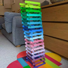Load image into Gallery viewer, 120 Pcs STAINED Leonardo Building Sticks - Da Vinci&#39;s Bridge

